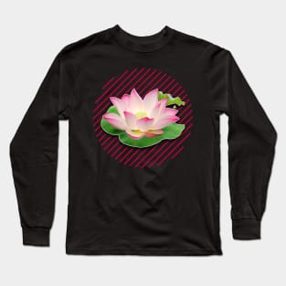 namaste lotus flower Long Sleeve T-Shirt